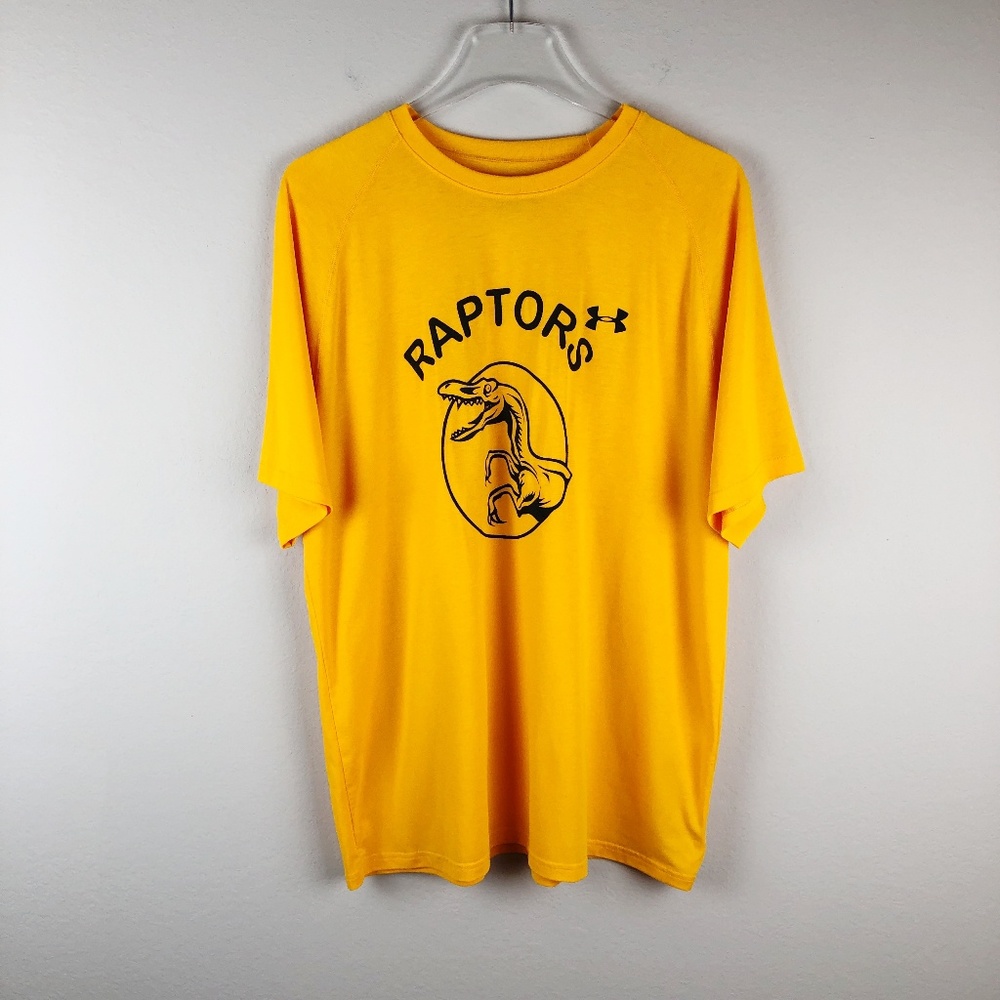 Under Armour Yellow Raptors Workout Tee (L)